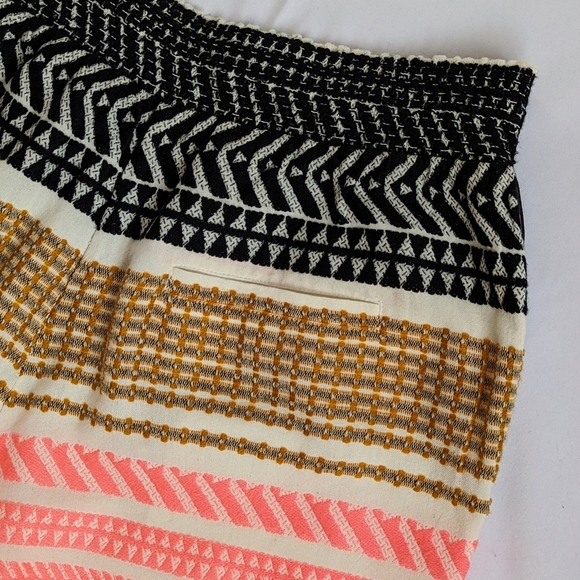 alice + olivia Courtney Pants Jogger Embroidered Cotton High Waist Multi M NWT - Picture 13 of 16